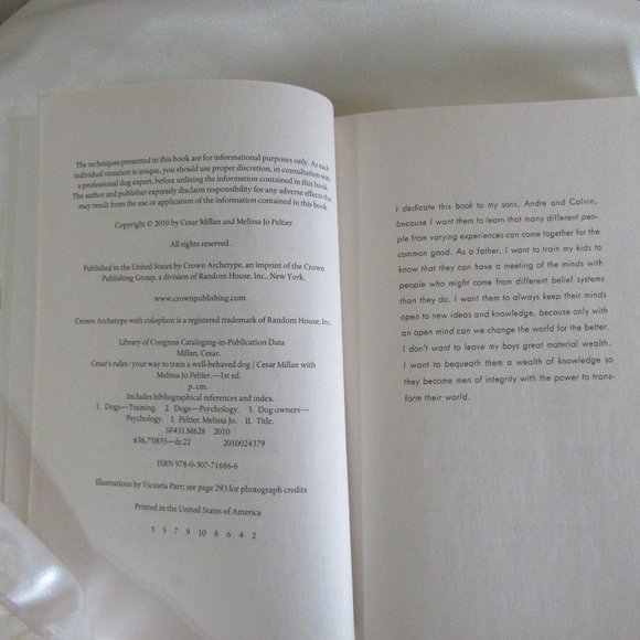 Cesar Mallan Dog Book - Hard Cover - Picture 4 of 10